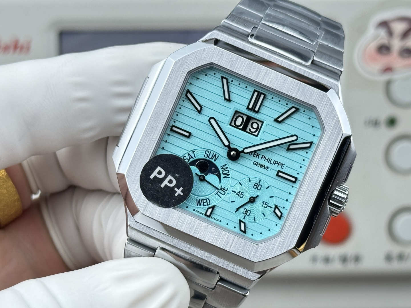 Patek Philippe パテック・フィリップ キュビトゥス スタイル グランドデイト・ムーンフェイズ / カスタムウォッチ