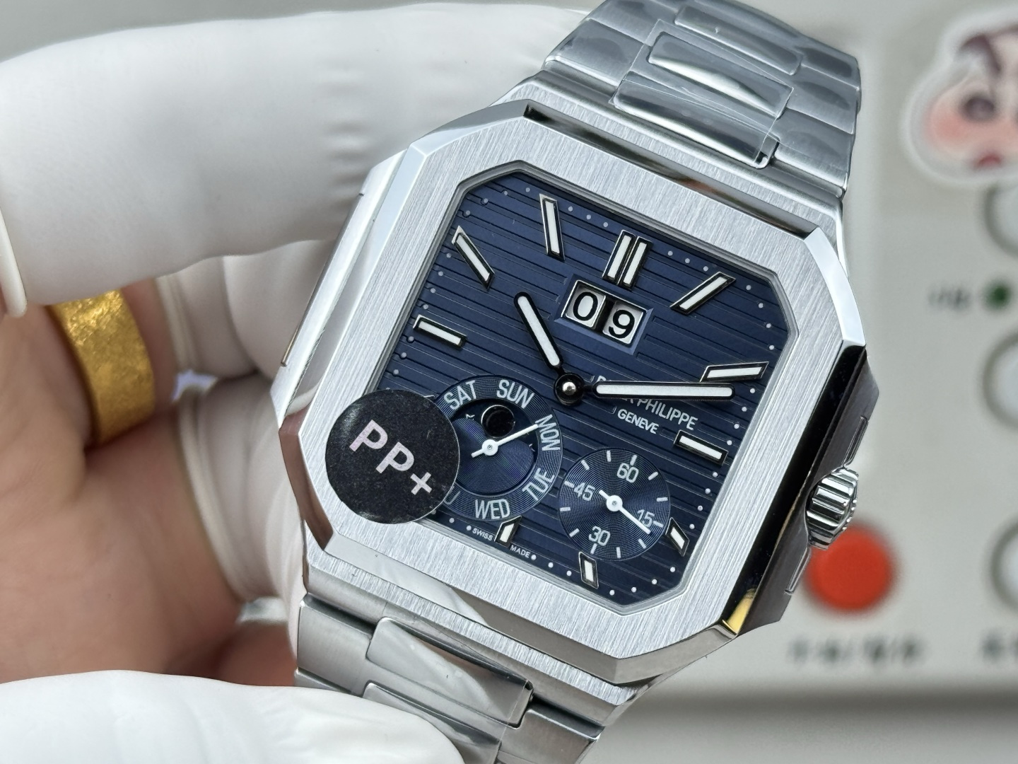 Patek Philippe パテック・フィリップ キュビトゥス スタイル グランドデイト・ムーンフェイズ / カスタムウォッチ