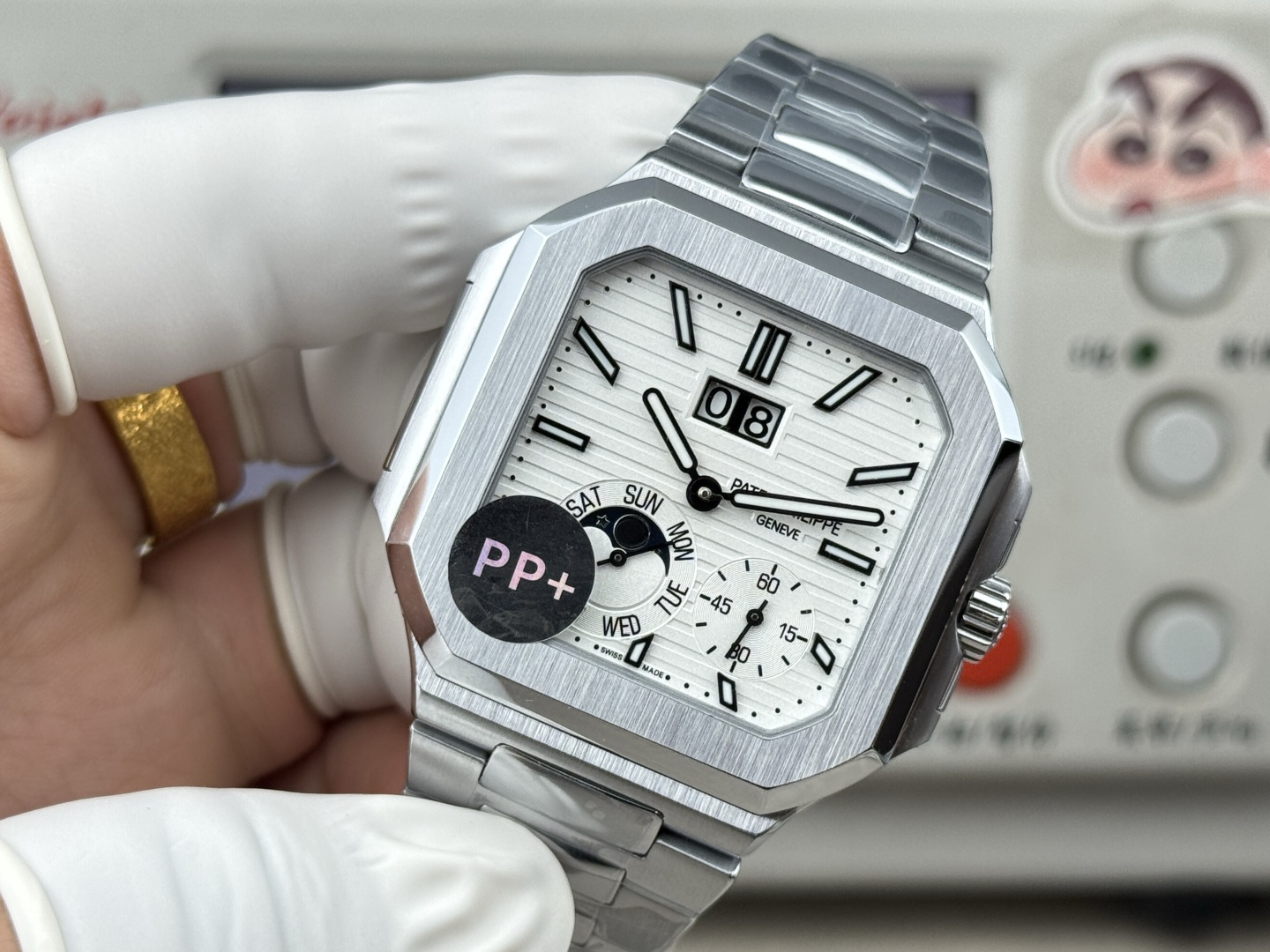 Patek Philippe パテック・フィリップ キュビトゥス スタイル グランドデイト・ムーンフェイズ / カスタムウォッチ