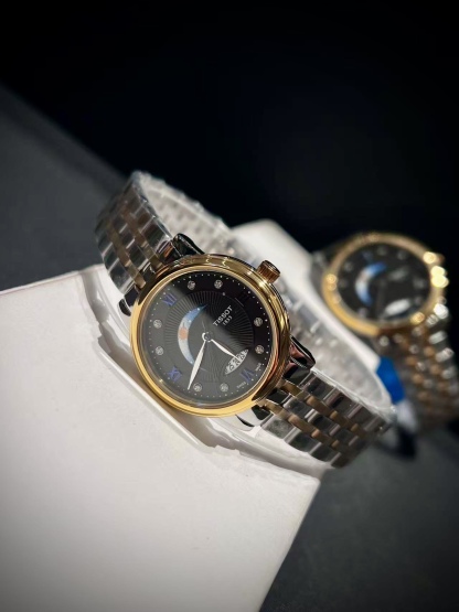 Tissot ティソ デジール ムーンフェイズ ローマ数字 / レディース＆メンズ クォーツ腕時計