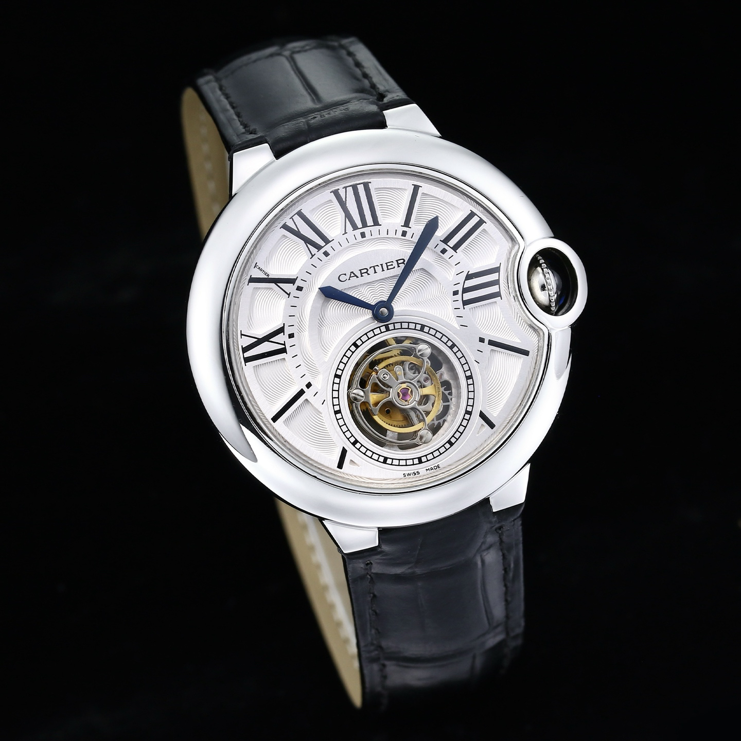 cartier カルティエ バロン ブルー トゥールビヨン / メンズ腕時計
