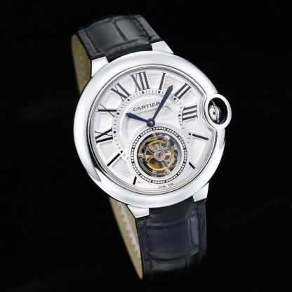 cartier カルティエ バロン ブルー トゥールビヨン / メンズ腕時計