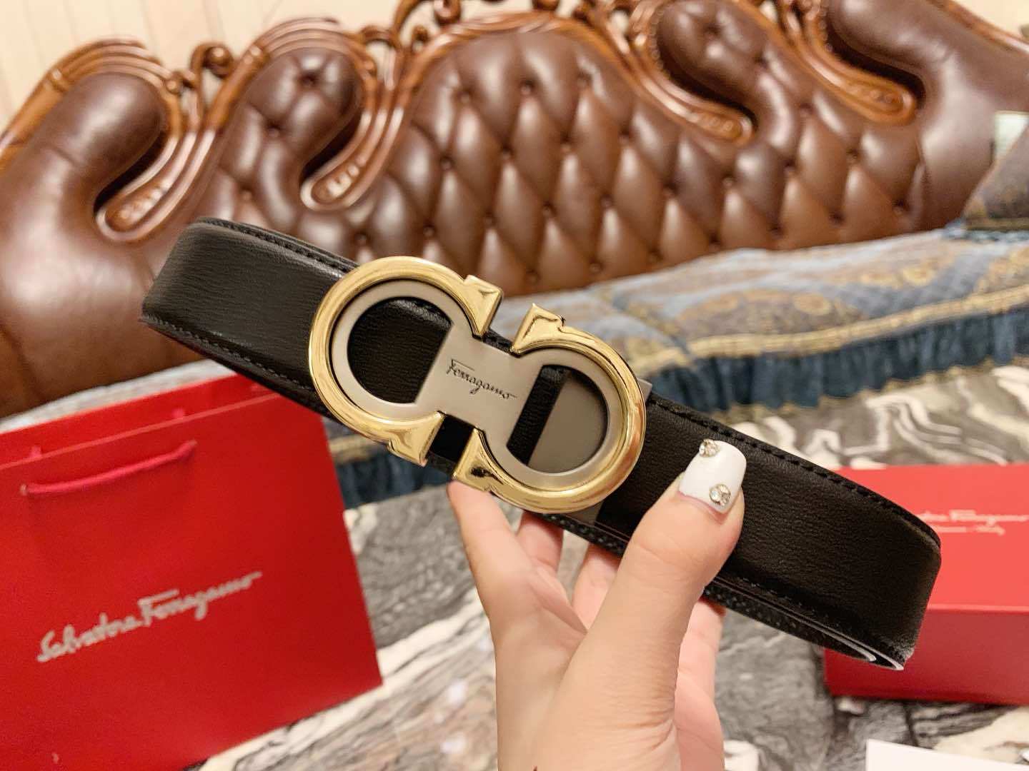 フェラガモ「Ferragamo」リバーシブルベルト
