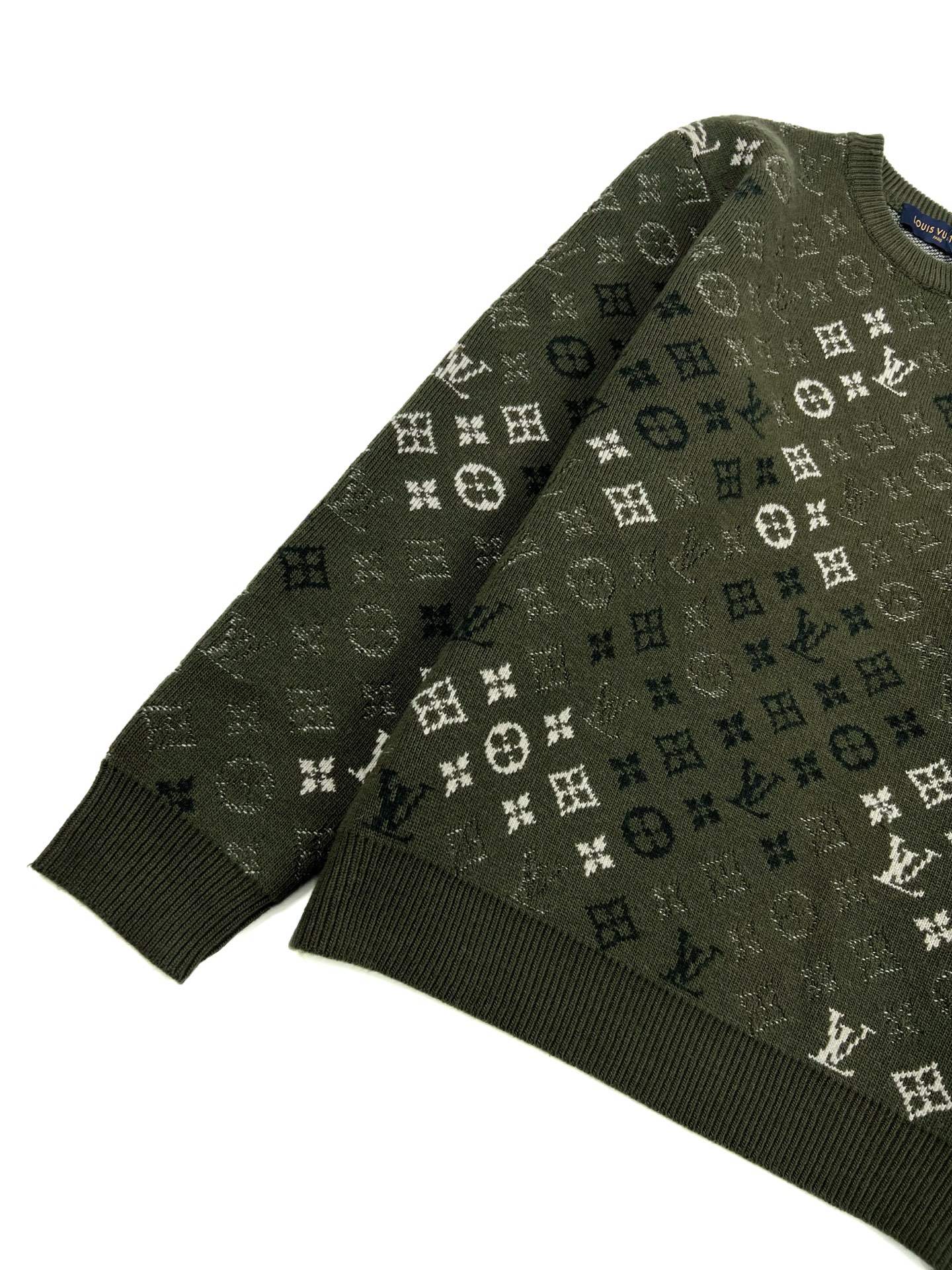 ルイ・ヴィトン「Louis Vuitton」ルイ・ヴィトン モノグラム サープラス ジャカード プルオーバー / メンズ ニットセーター