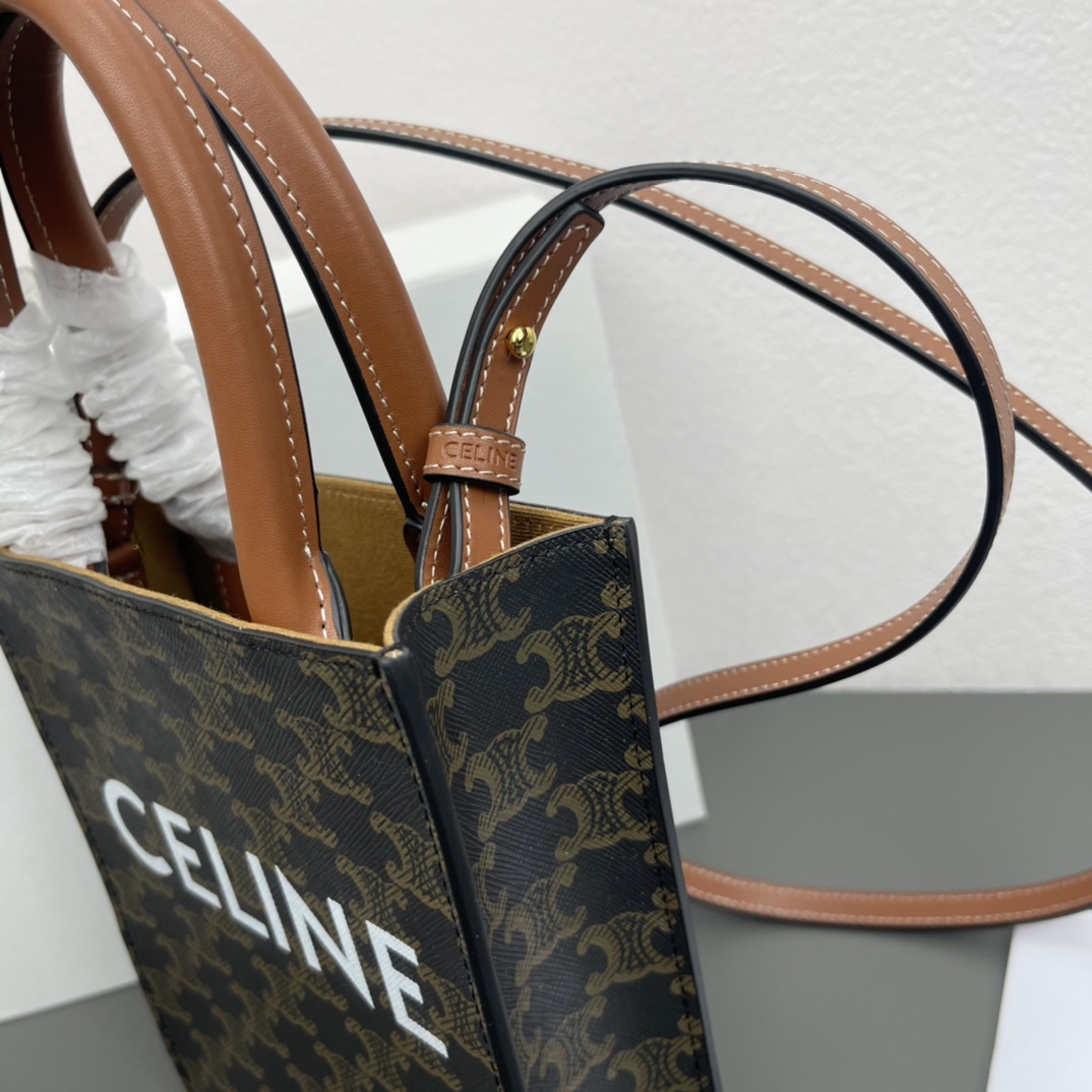 セリーヌ「Celine」ミニ バーティカル カバ セリーヌ プリント