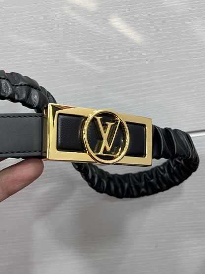 ルイ・ヴィトン「Louis Vuitton」ベルト･ドーフィーヌ スモーク 25MM