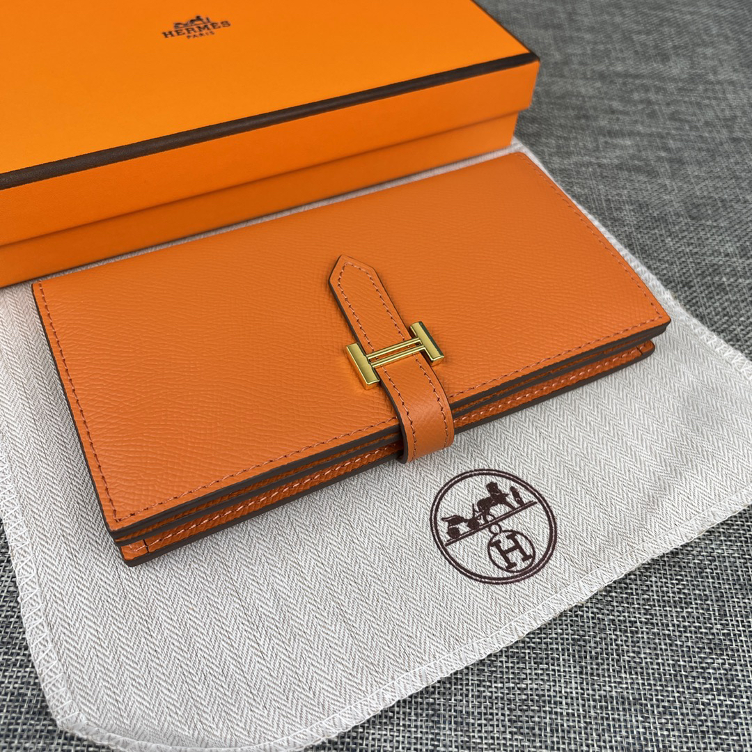 エルメス「Hermès」ベアーン モノクローム ウォレット 6色