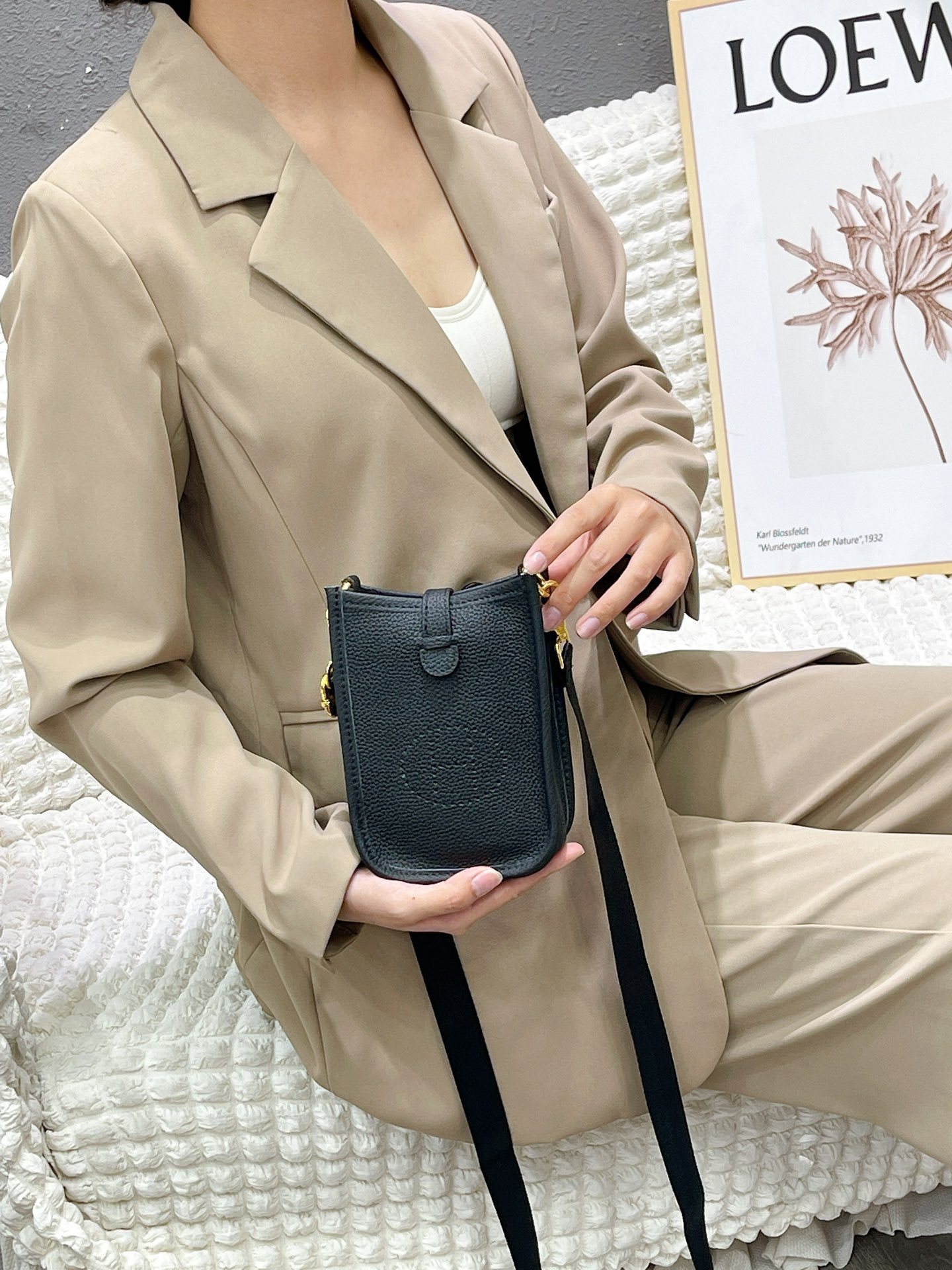 エルメス「Hermès」エブリン ミニ 12.5CM バッグ 15色「EVELYNE MINI BAG」
