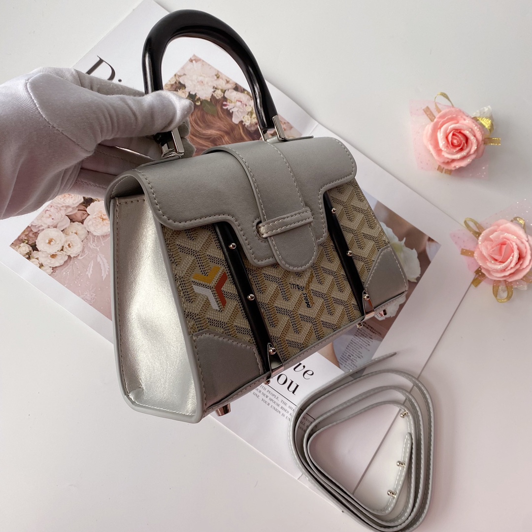 ゴヤール「Goyard」Saïgon Mini ハードケース ショルダーバッグ