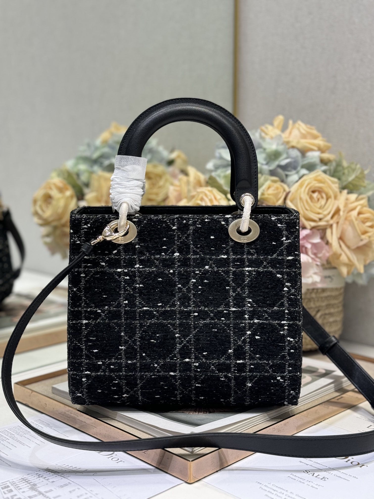 ディオール「Dior」オブlique ナイロンレザーバッグ