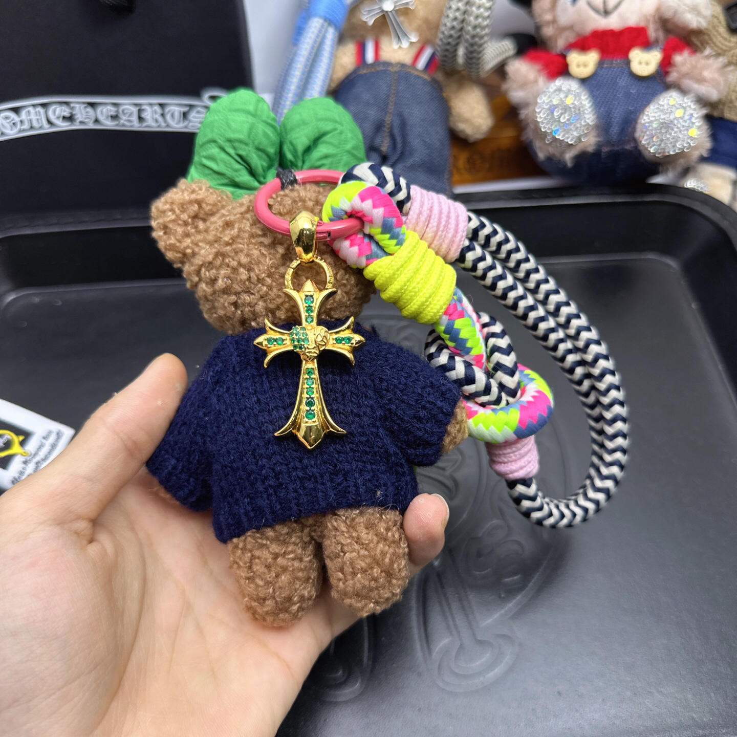 クロムハーツ「Chrome Hearts」バッグチャーム - すべてのトレンドバッグに合わせて、クールでキュートなスタイルを