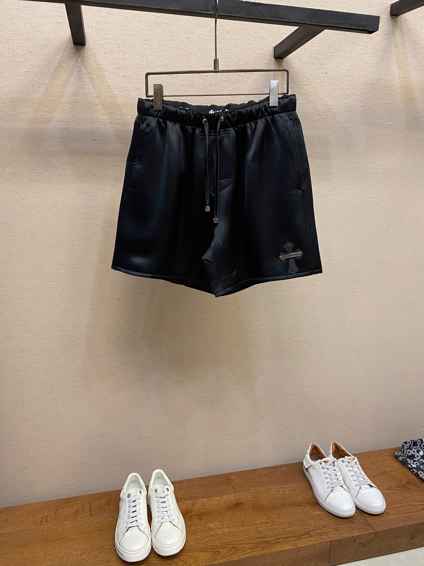 クロムハーツ「Chrome Hearts」アセテート リネン ミックス ショーツ