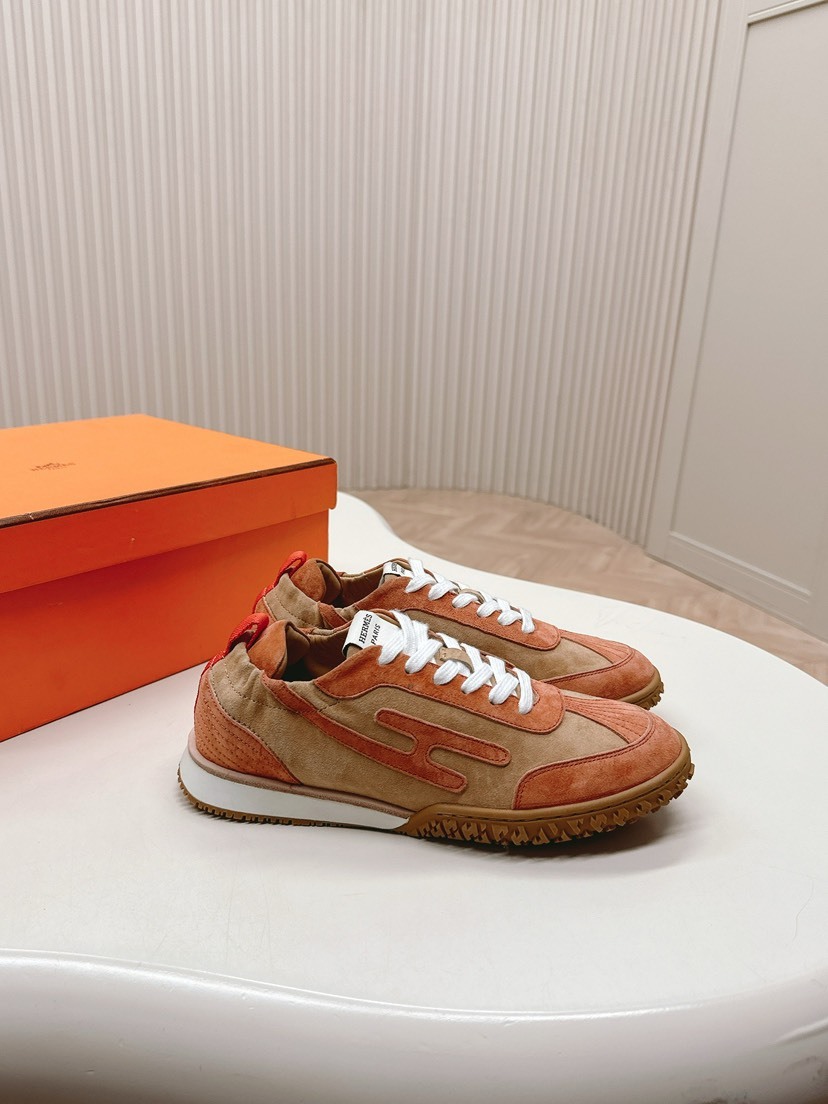 エルメス「Hermès」エルメス ガニーシューズ / レザースニーカー