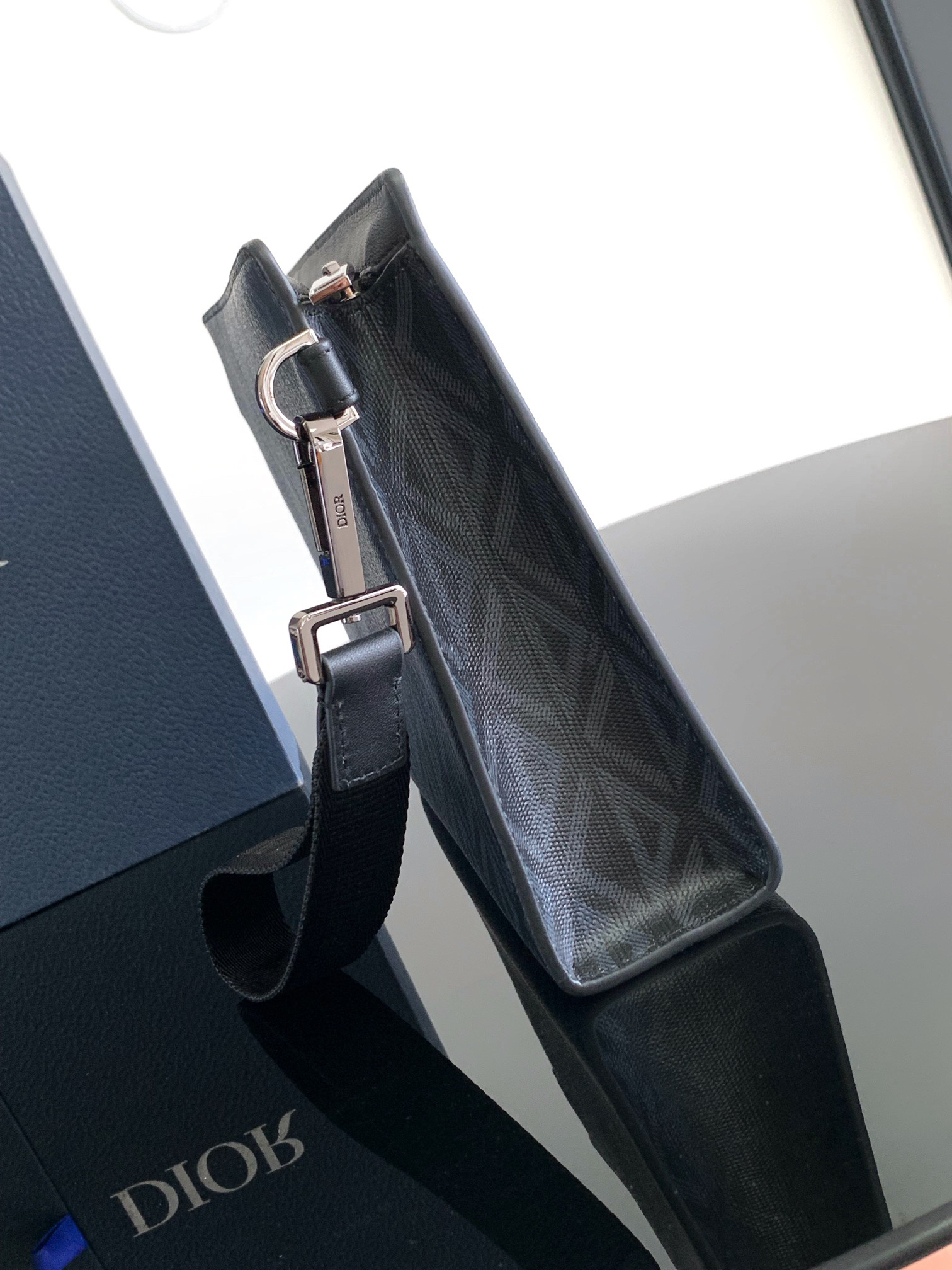 ディオール「Dior」オブリック モチーフ ポーチ