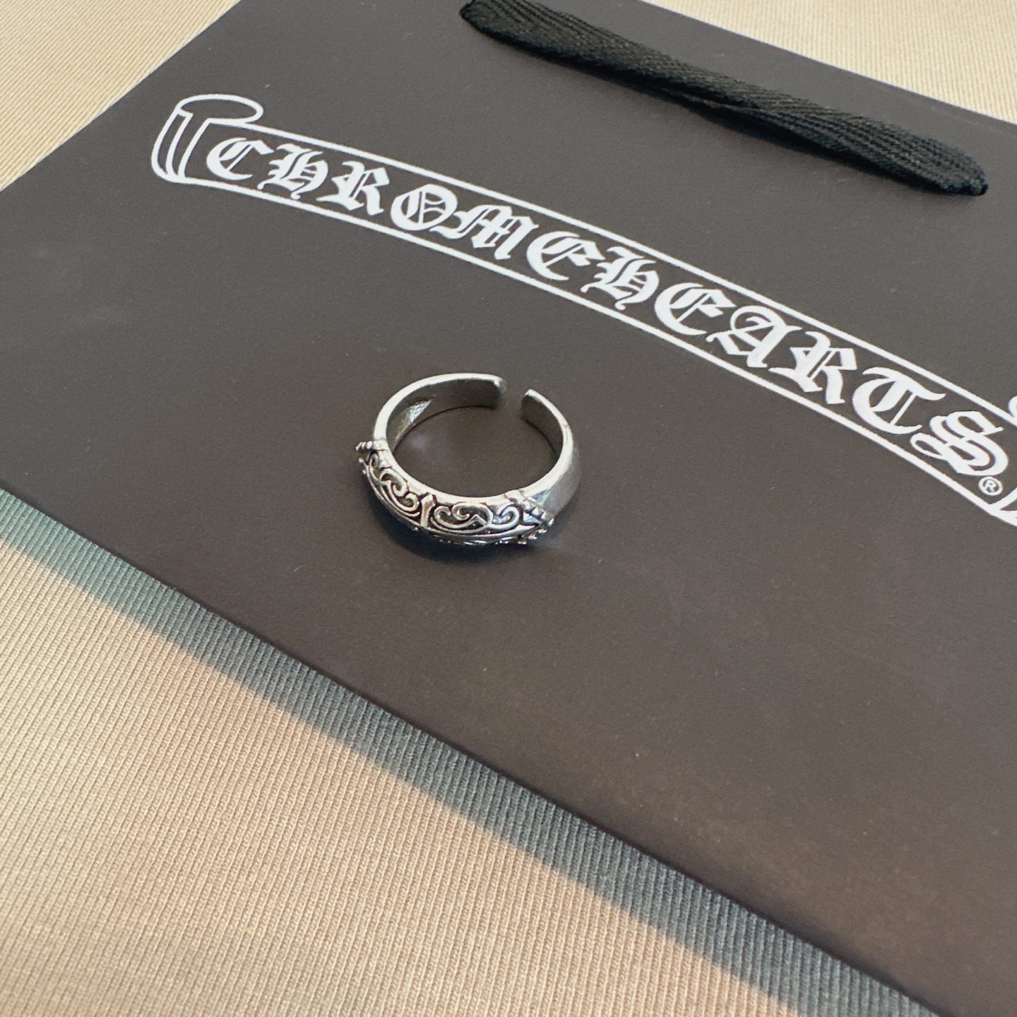 クロムハーツ「Chrome Hearts」クラシックヴィンテージ＆モダンリング - サイズ調整可能