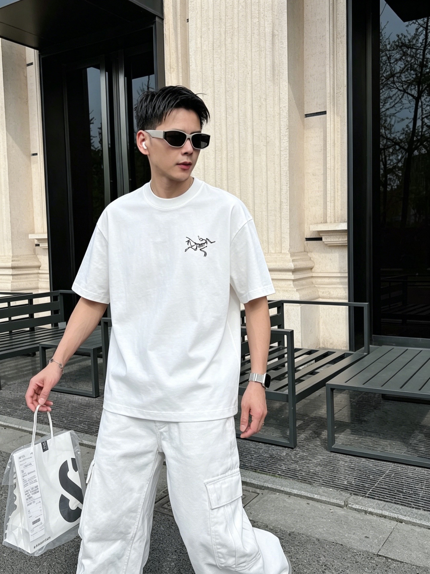 アークテリクス「ARC'TERYX」ロゴプリントTシャツ / ショートスリーブ クルーネック