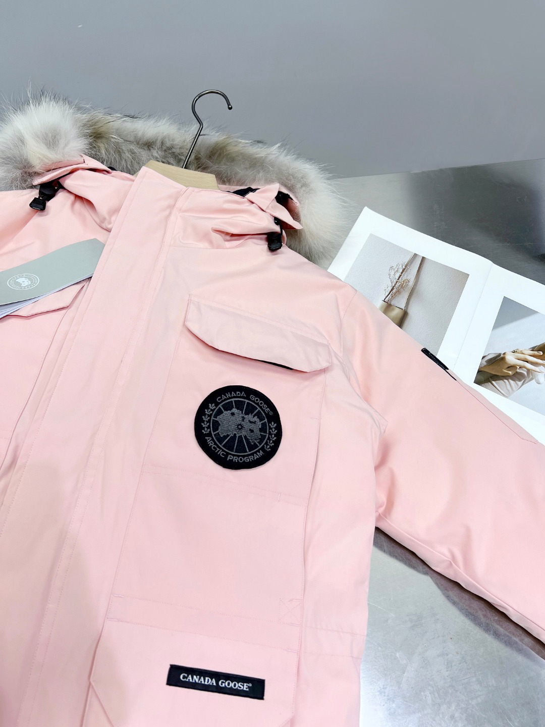 カナダグース「Canada Goose」秋冬フード付きダウンコート