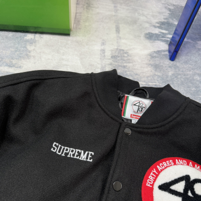 Supreme/40 Acres メルカムX ヴァーシティジャケット