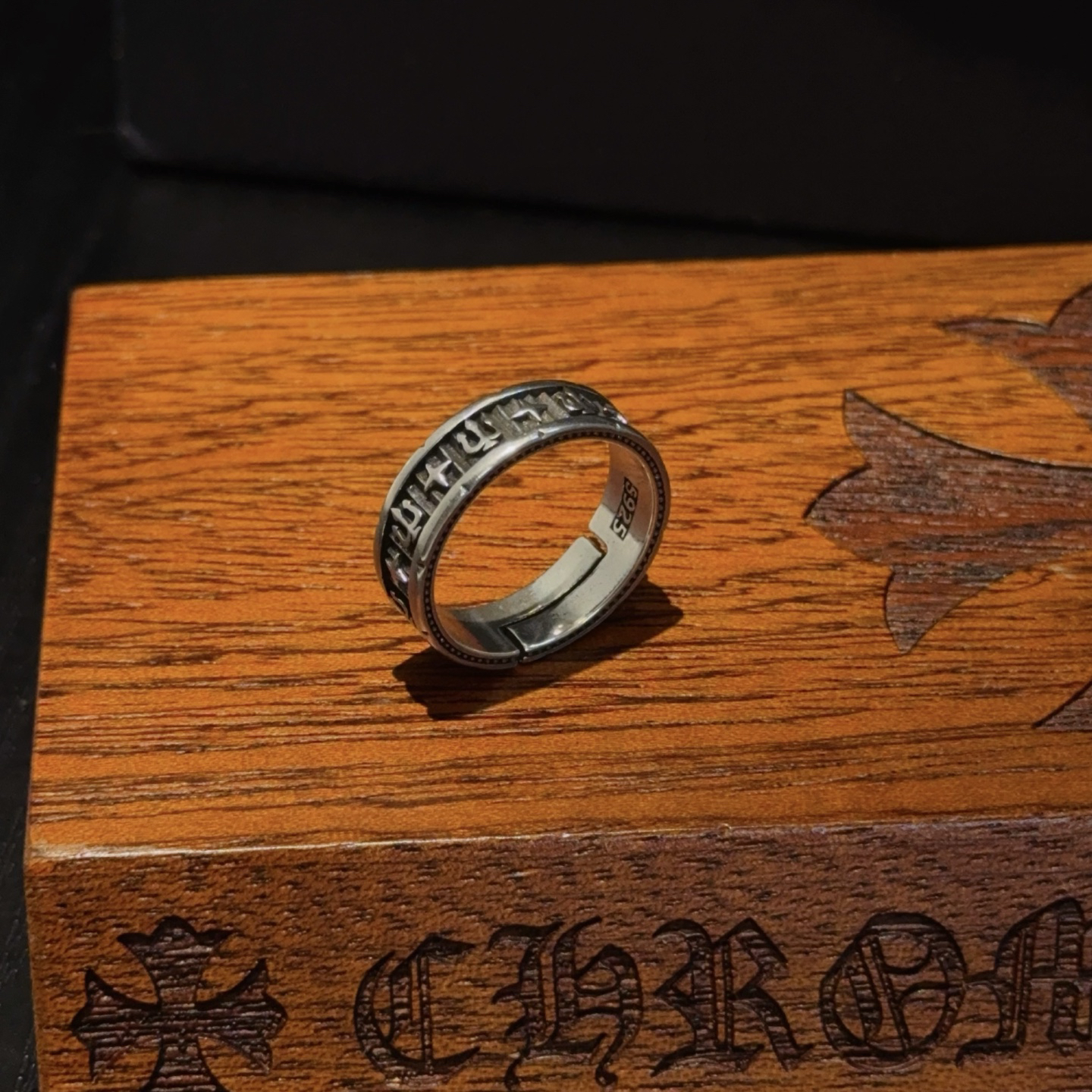 クロムハーツ「Chrome Hearts」クラシックヴィンテージ＆モダンリング - フリーサイズ