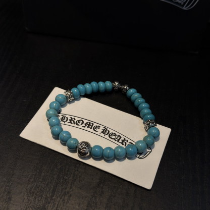 クロムハーツ「Chrome Hearts」ブレスレット - ヴィンテージ＆ロックテイスト ペア用