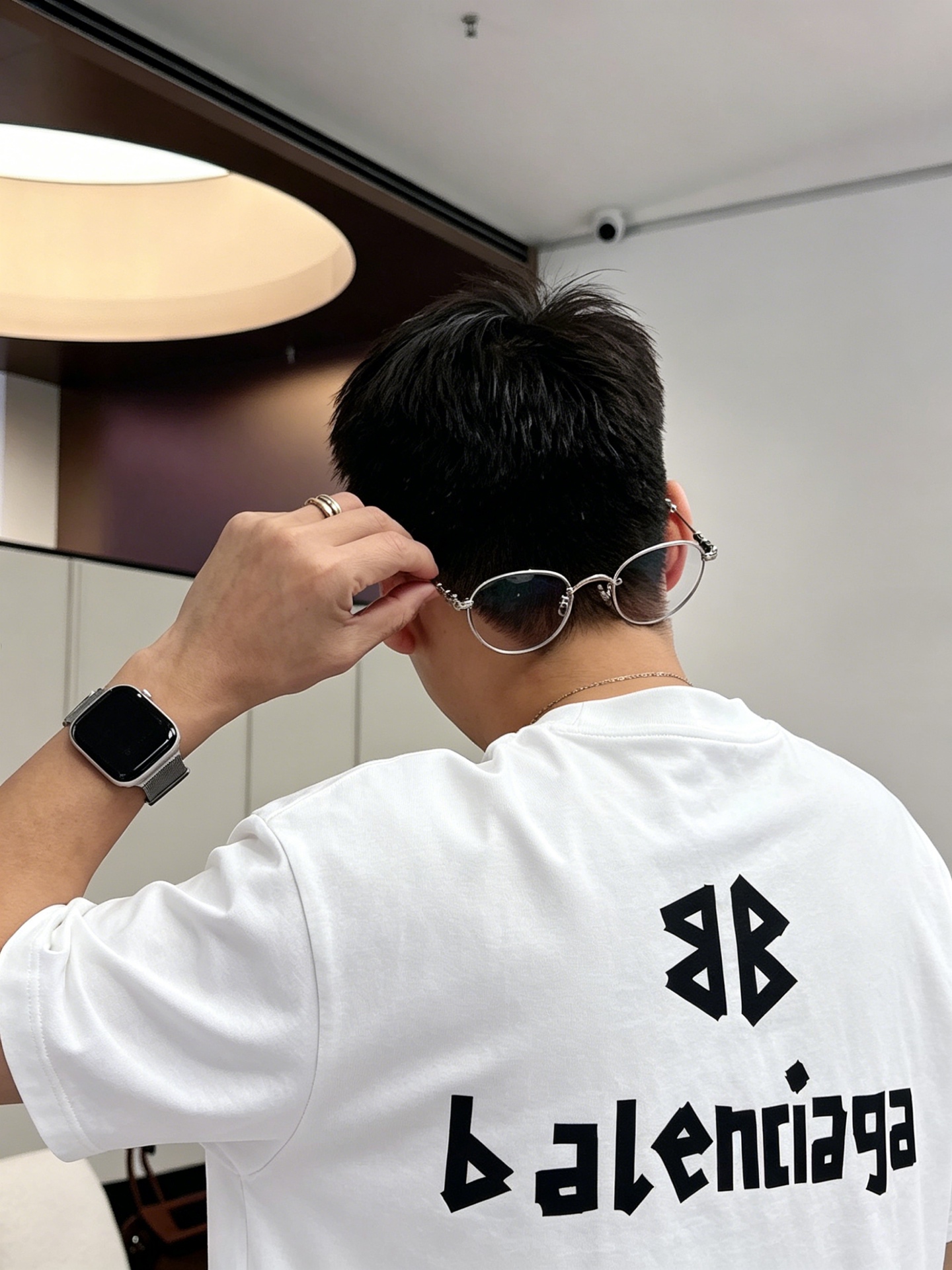 バレンシアガ「Balenciaga」ロゴプリントTシャツ / ショートスリーブ クルーネック