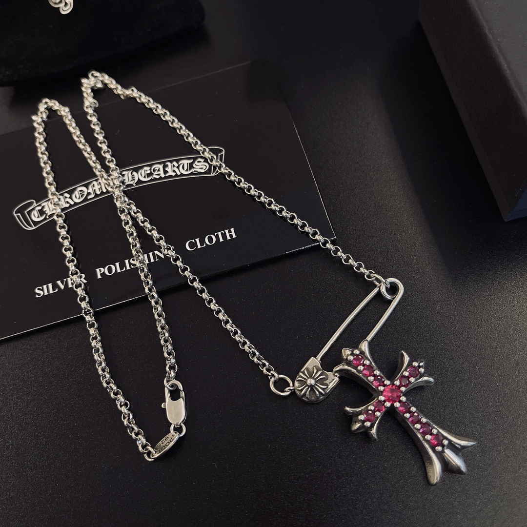 クロムハーツ「Chrome Hearts」シンプルペンダントネックレス - ユニセックス