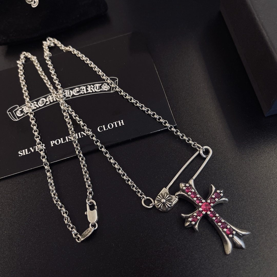 クロムハーツ「Chrome Hearts」シンプルペンダントネックレス - ユニセックス