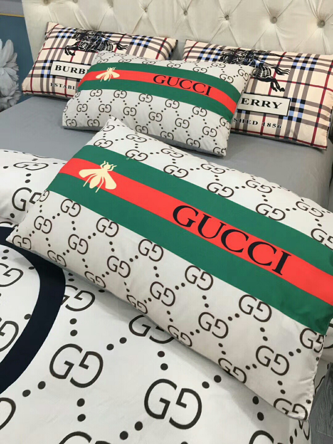 グッチ「Gucci」プレミアムコットン デジタルプリント 4点セット