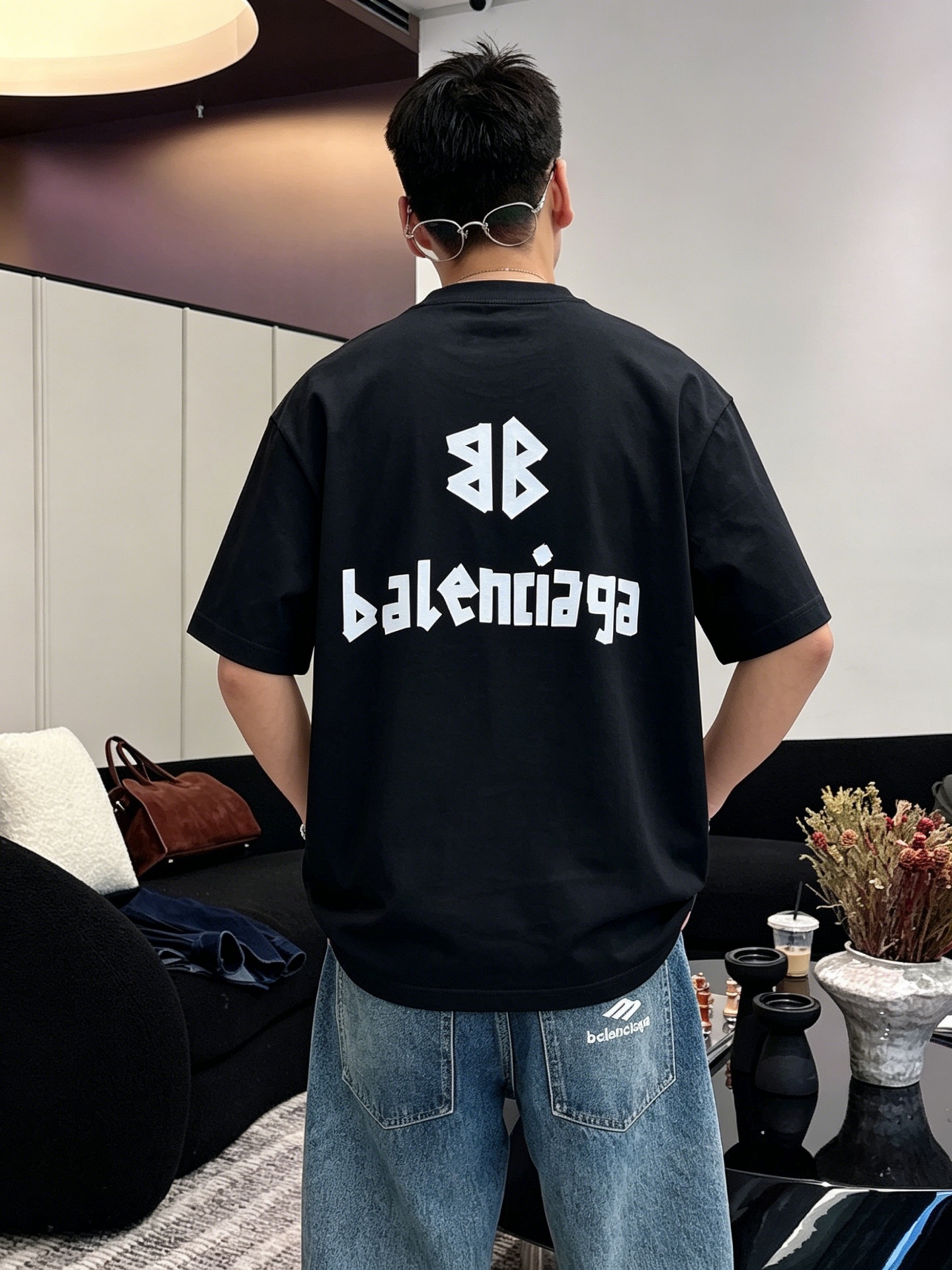 バレンシアガ「Balenciaga」ロゴプリントTシャツ / ショートスリーブ クルーネック