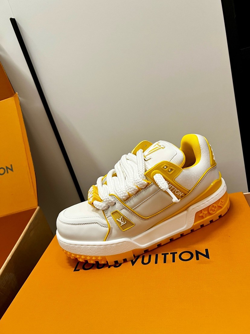 ルイ・ヴィトン「Louis Vuitton」ルイ・ヴィトン トレーナーマキシ スニーカー / レザースニーカー