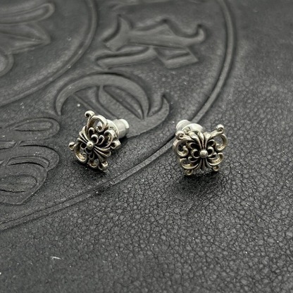 クロムハーツ「Chrome Hearts」クロムハーツ ヴィンテージバタフライピアス S925 ユニセックス ピアス