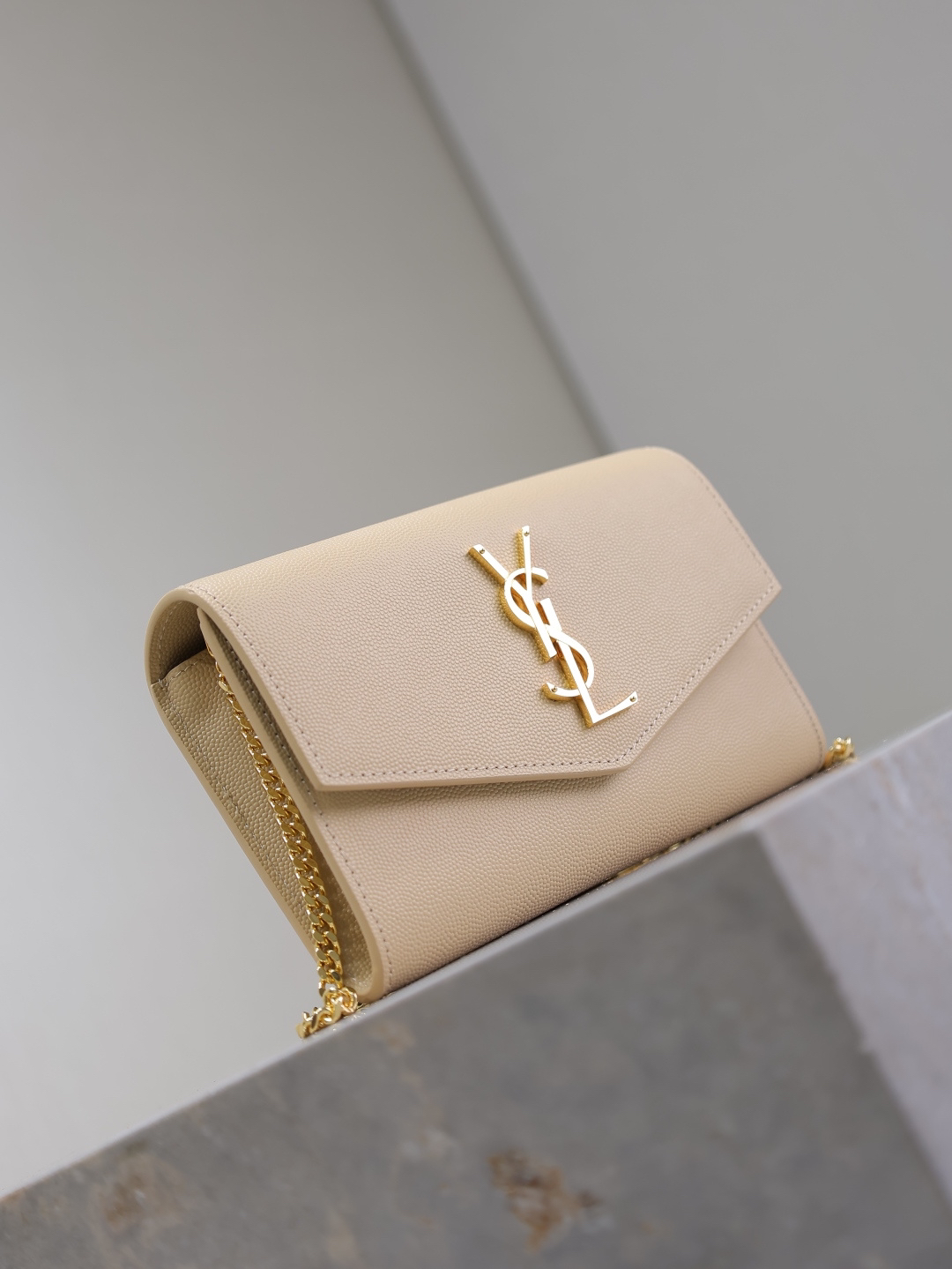 2026サンローラン「SAINT LAURENT アップタウン エンベロープ チェーンウォレット