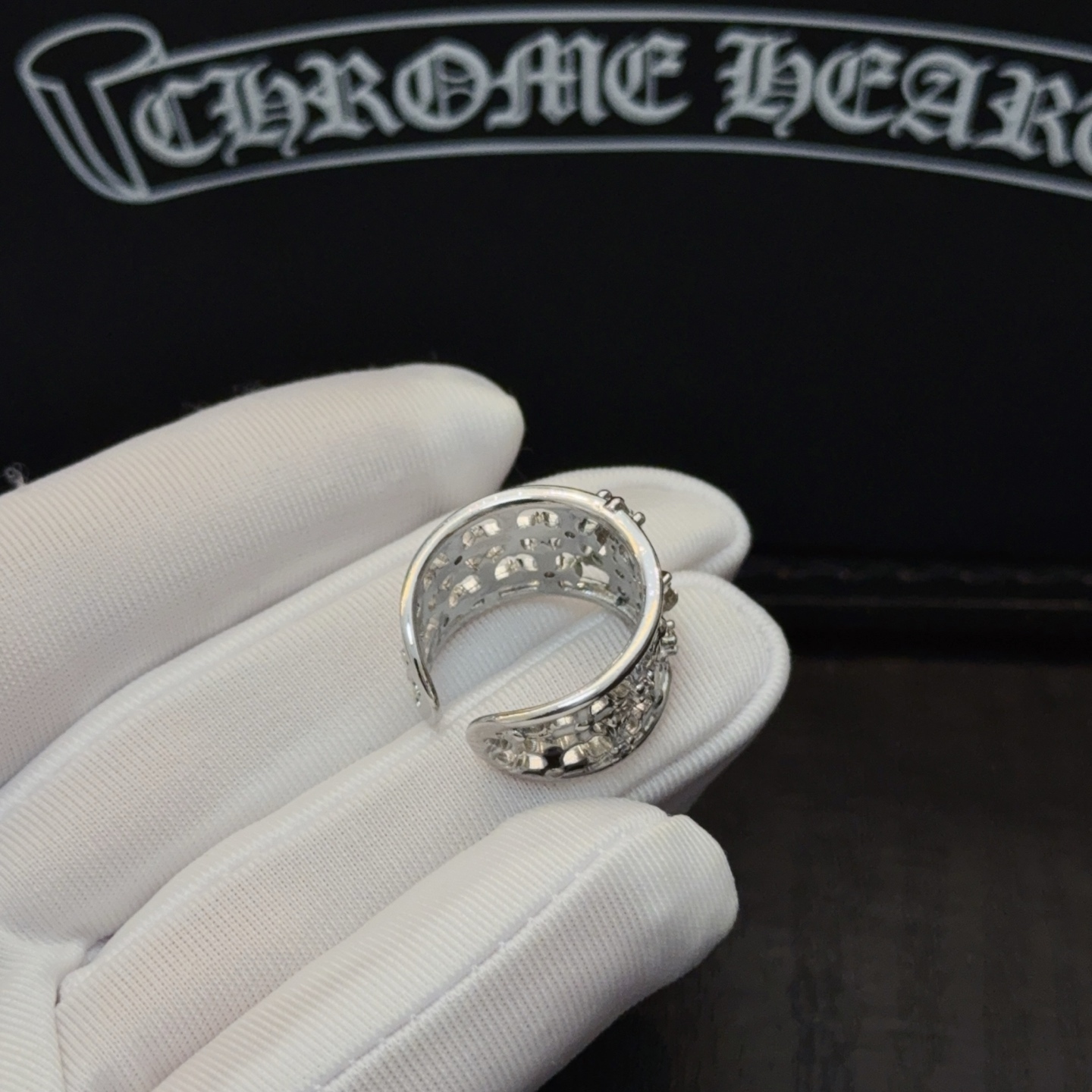 クロムハーツ「Chrome Hearts」クラシックヴィンテージ＆モダンリング - サイズ調整可能