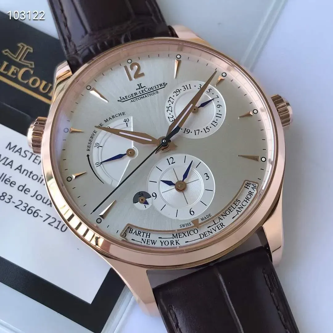 ジャガー ルクルト「Jaeger-LeCoultre」 Master Geographic Q1428421 腕時計39MM