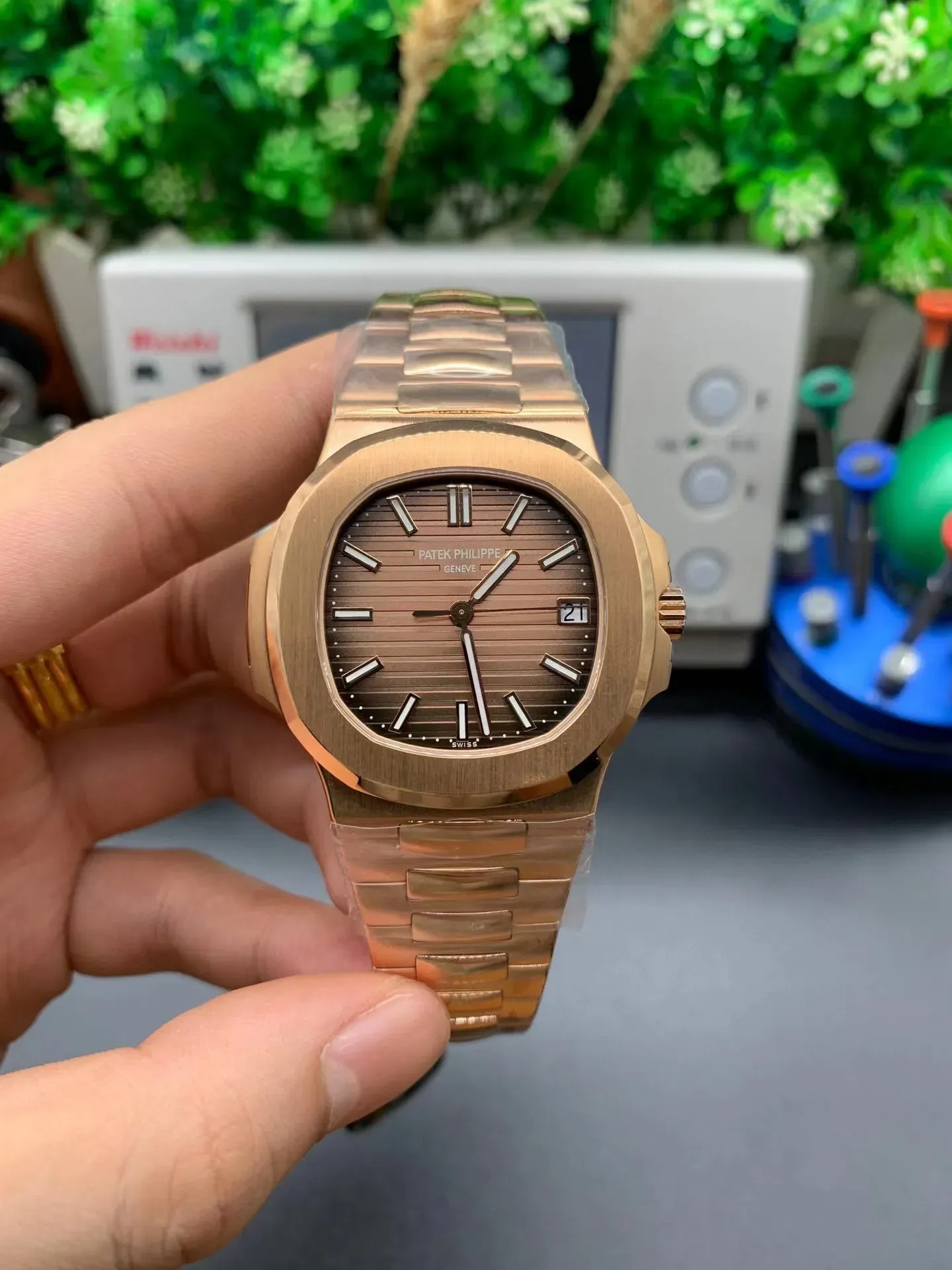 パテック フィリップ「Patek Philippe」ノーチラス V5 アップグレードモデル メンズウォッチ41MM