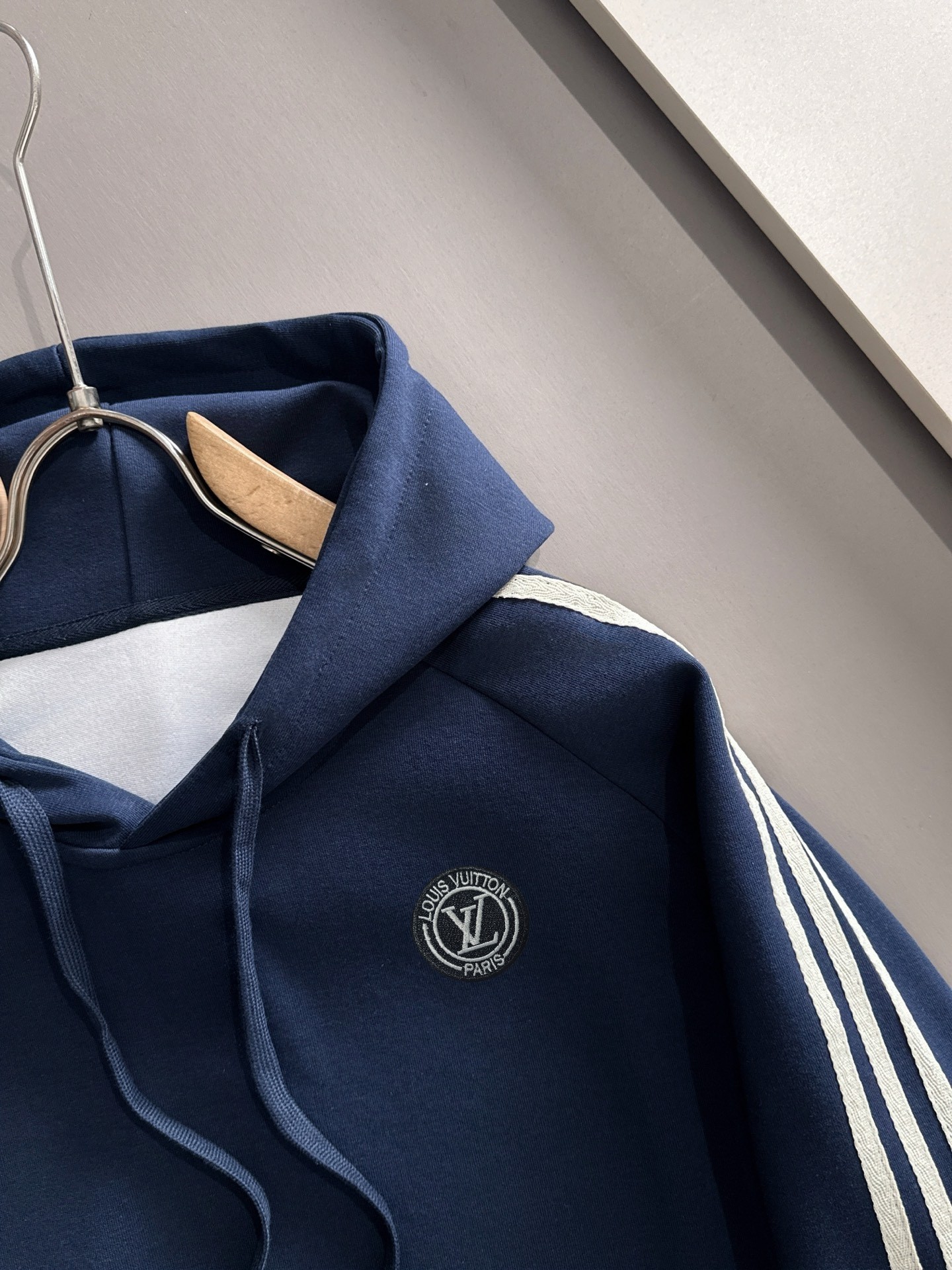 ルイ・ヴィトン「Louis Vuitton」メンズ フード付きコットンパーカー(ユニセックス)