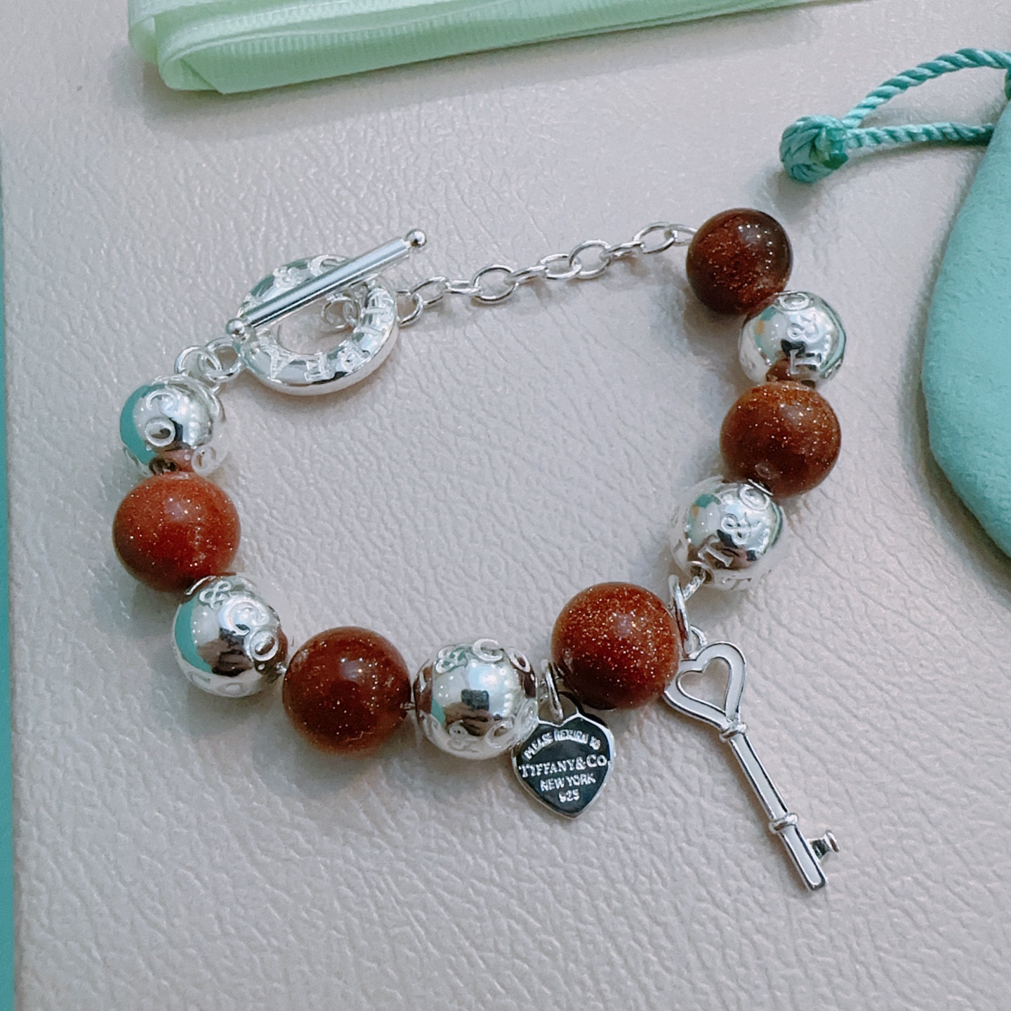 ティファニー「Tiffany & Co.」ポリッシュドシルバーリンク ブレスレット