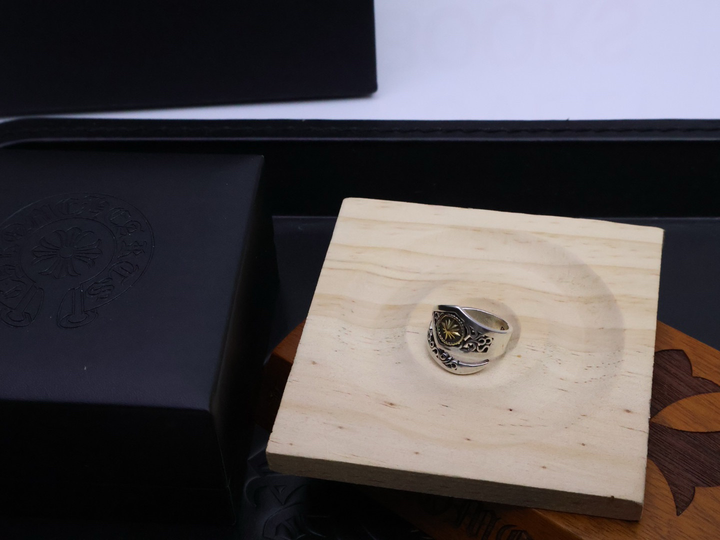 クロムハーツ「Chrome Hearts」クラシックヴィンテージ＆モダンリング - フリーサイズ