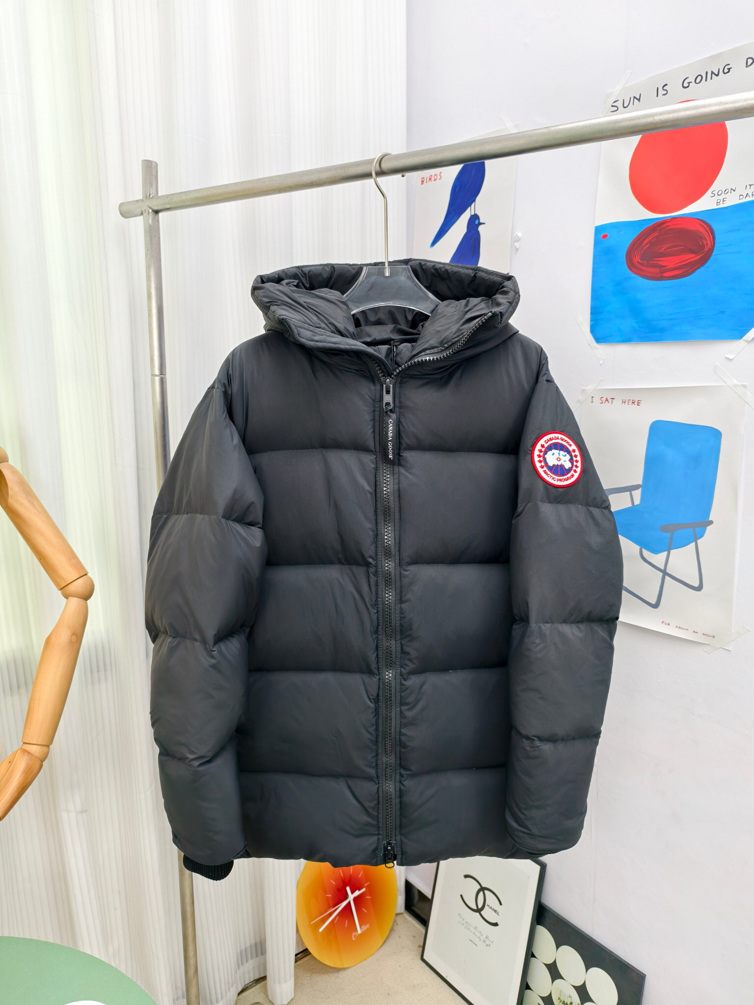 カナダグース「Canada Goose」秋冬フード付きダウンジャケット