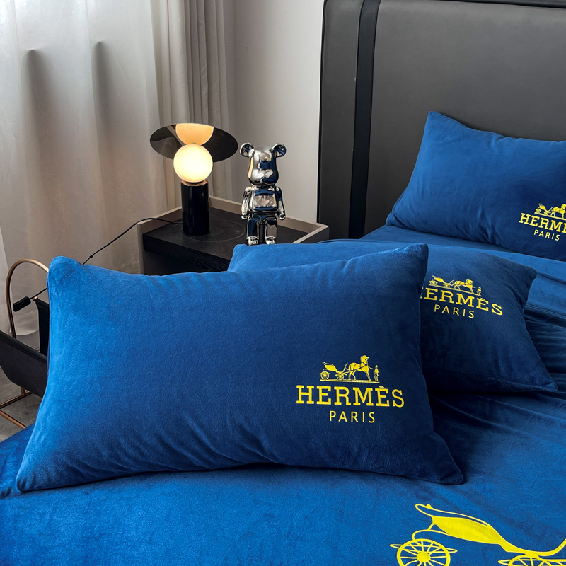 エルメス「Hermès」プレミアム クリスタルベルベット プリント 4点セット