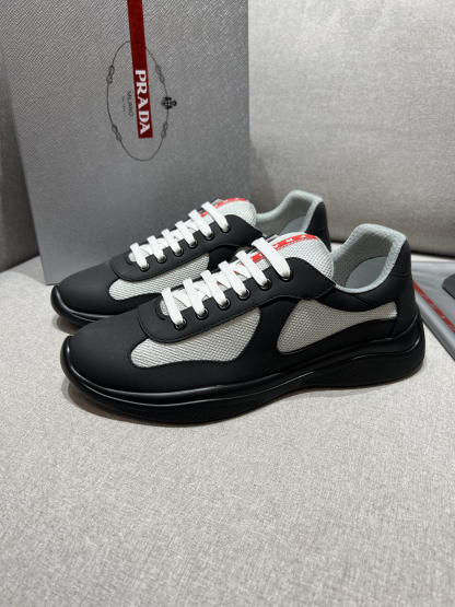 プラダ「Prada」プラダ アメリカスカップ スニーカー / ユニセックスレザースニーカー