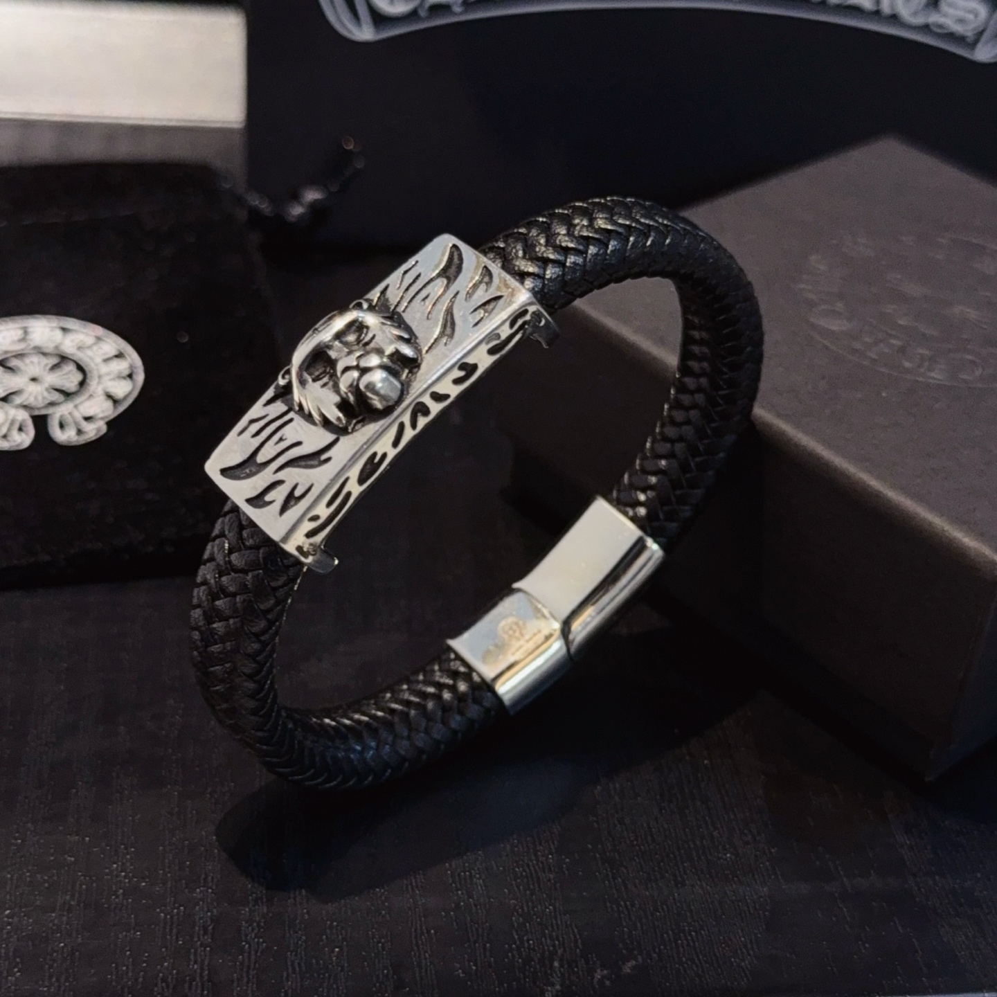 クロムハーツ「Chrome Hearts」ブレスレット - ヴィンテージ＆ロックテイスト ペア用