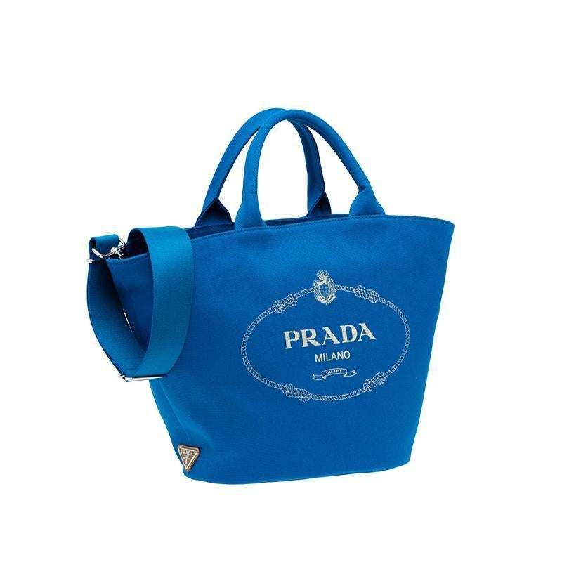 プラダ「Prada」 カナパ ファブリック ハンドバッグ