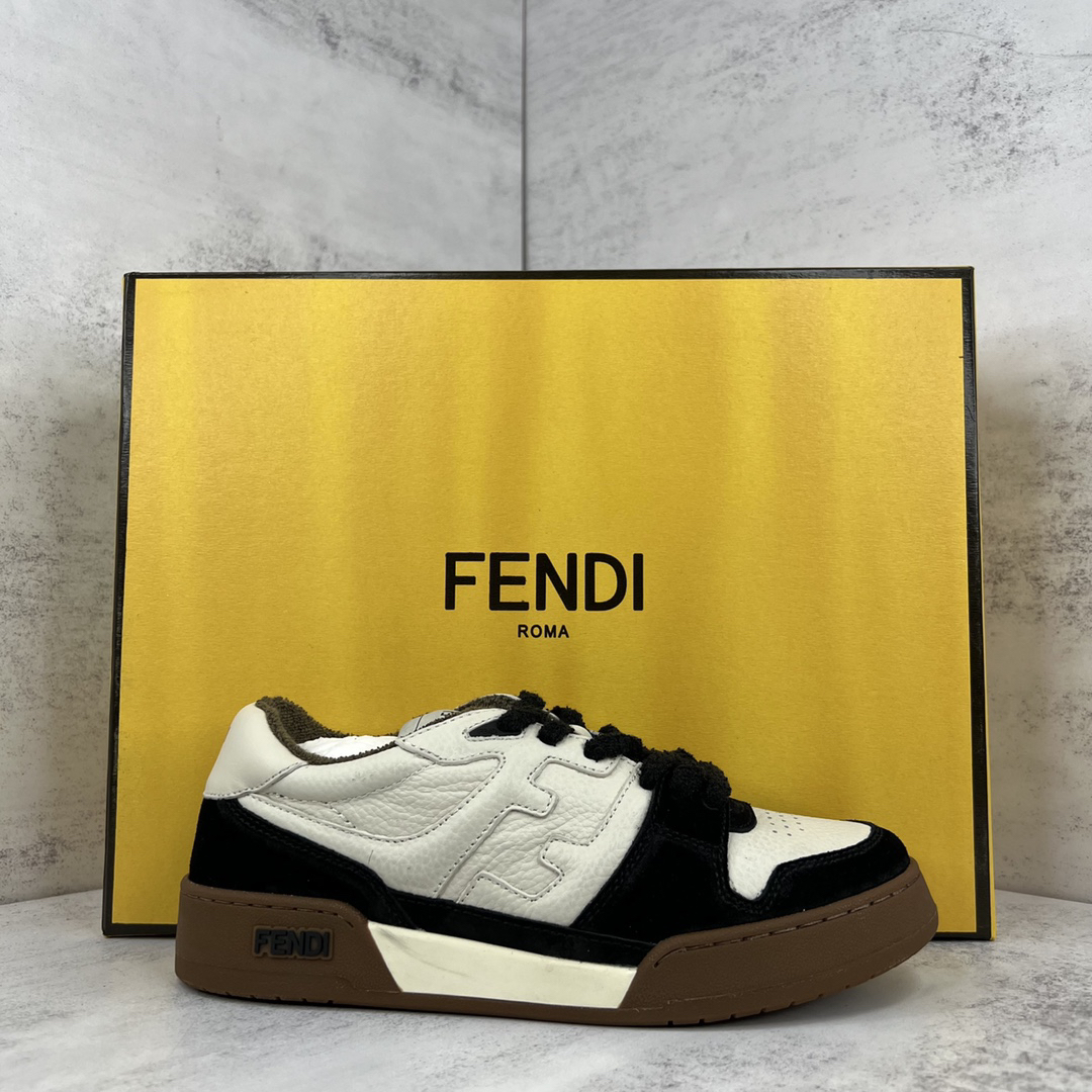 フェンディ「Fendi」フェンディ マッチ スニーカー / ユニセックスレザースニーカー