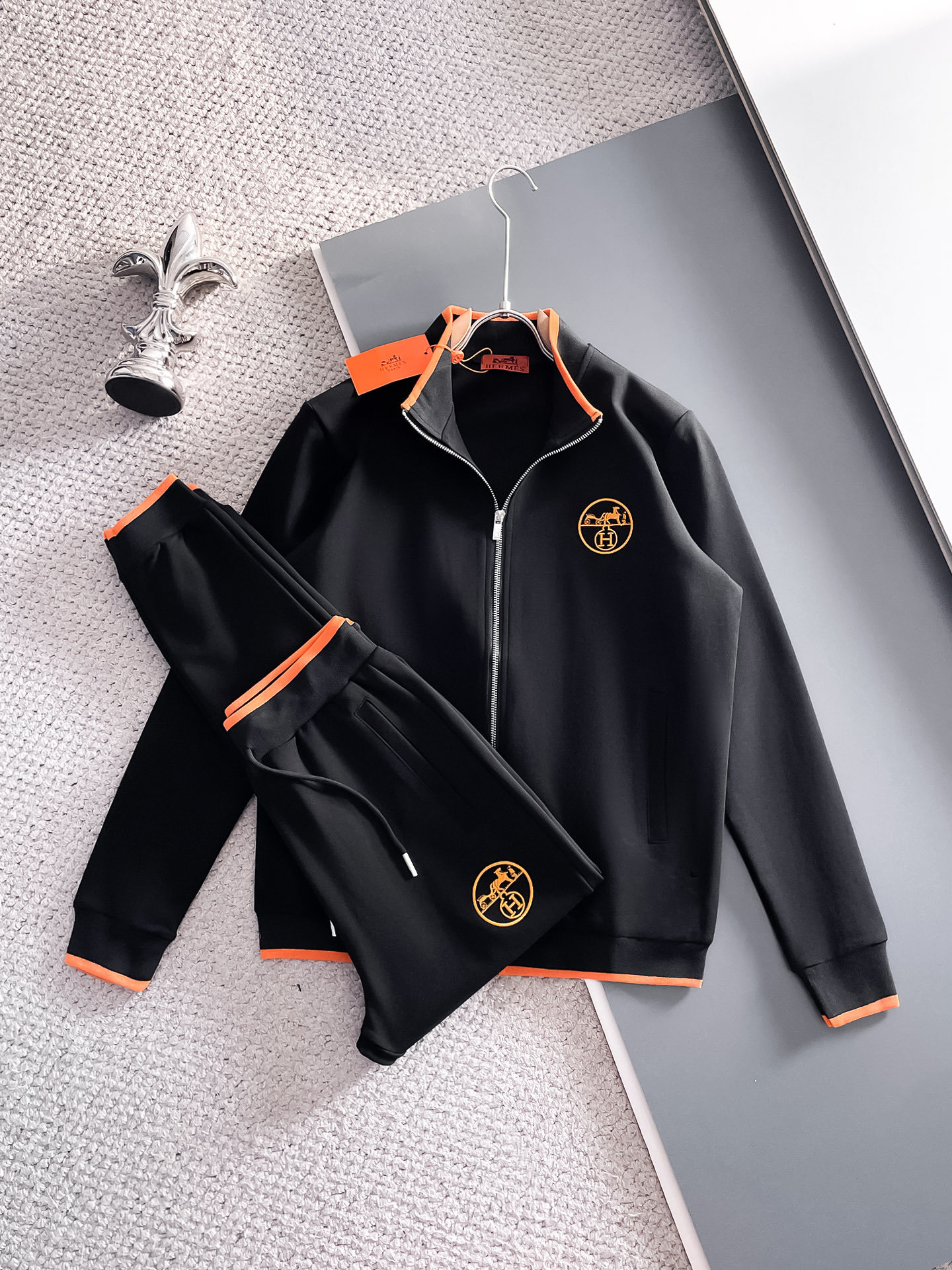 エルメス「Hermès」春秋 メンズ スウェットセット