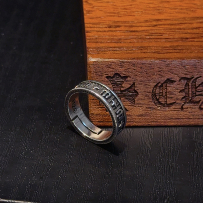 クロムハーツ「Chrome Hearts」クラシックヴィンテージ＆モダンリング - フリーサイズ