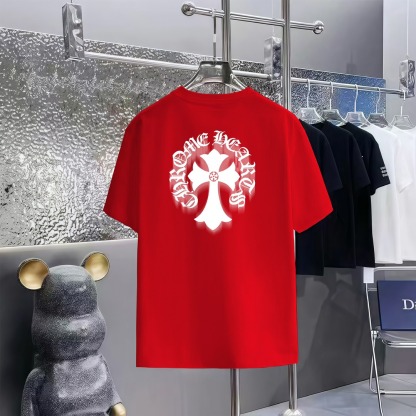 クロムハーツ「Chrome Hearts」プリントクルーネックTシャツ