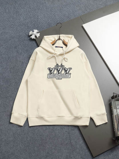 ルイ・ヴィトン「Louis Vuitton」フード付きコットンパーカー(ユニセックス)