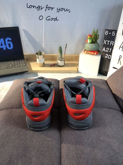 ナイキ「Nike」 エアモアアップテンポ GS ベアリーグリーン スニーカー