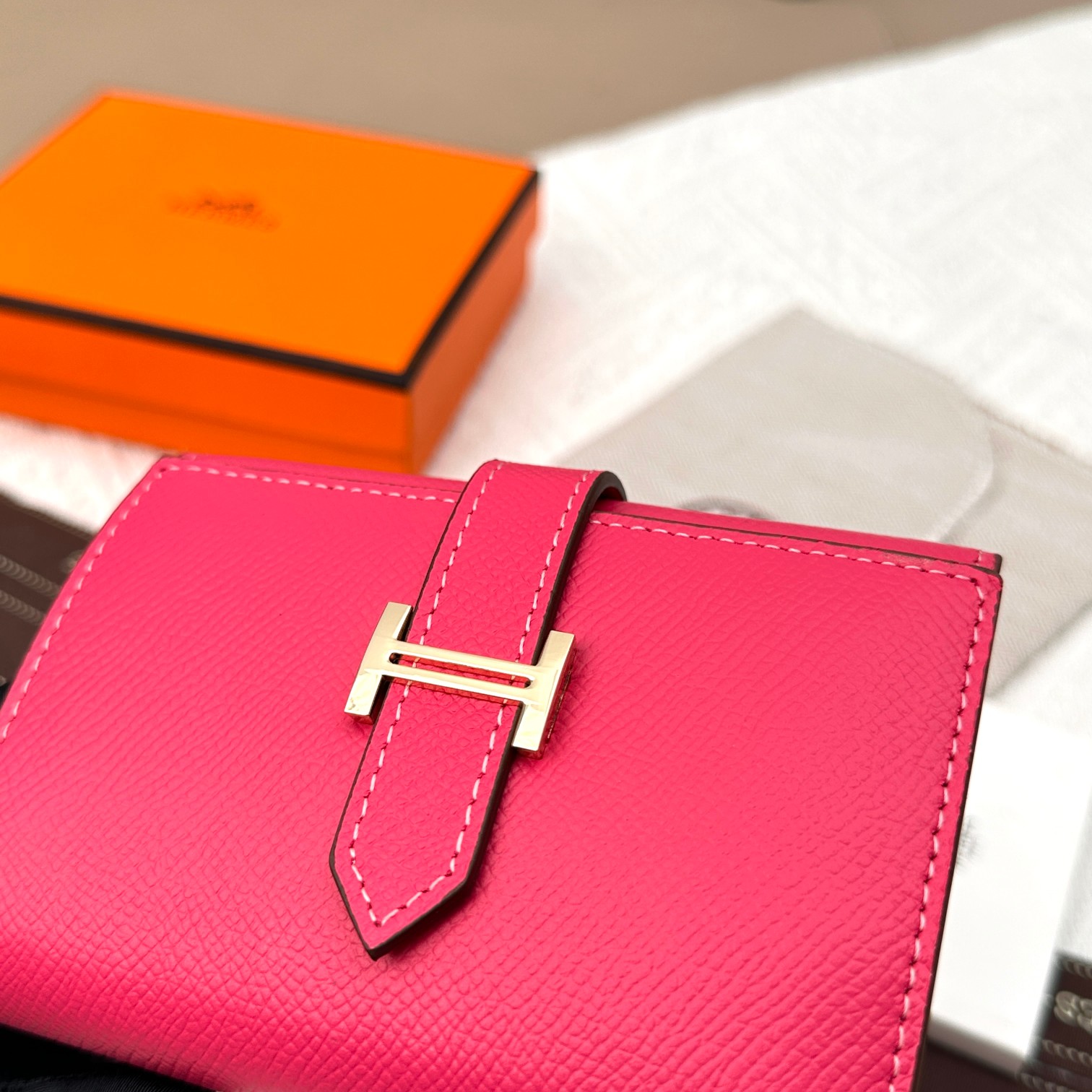 エルメス「Hermès」ベアーン コンパクト ウォレット 10色